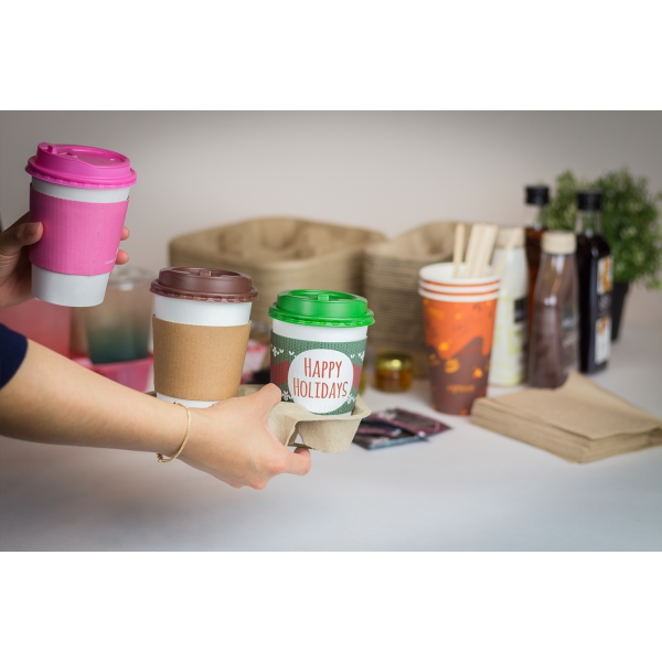 Cup Holder, for 2 cups (8 - 24oz) - 600 pcs