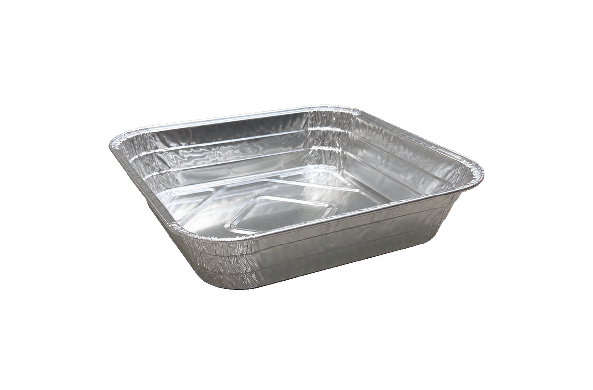 Smart USA CP808 8 x 8 Square Deep Aluminum Foil Cake Pans - Made in USA