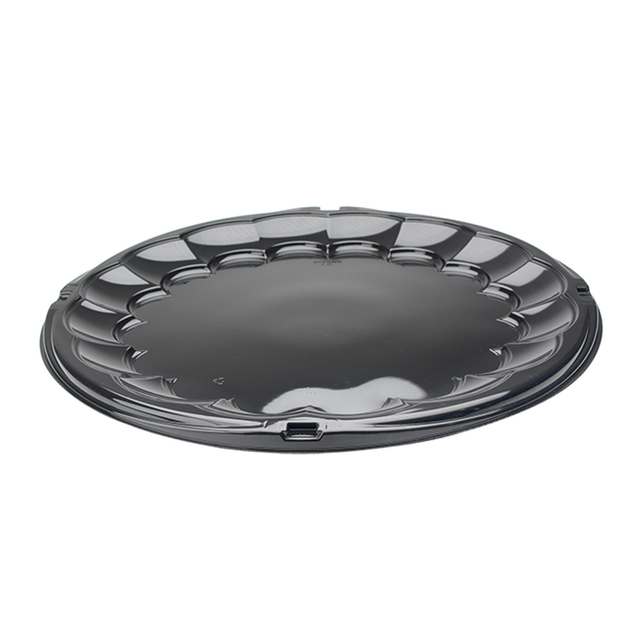 Pactiv 9816K: 16" SmartLock® Caterware® Tray, Black, 50 ct.
