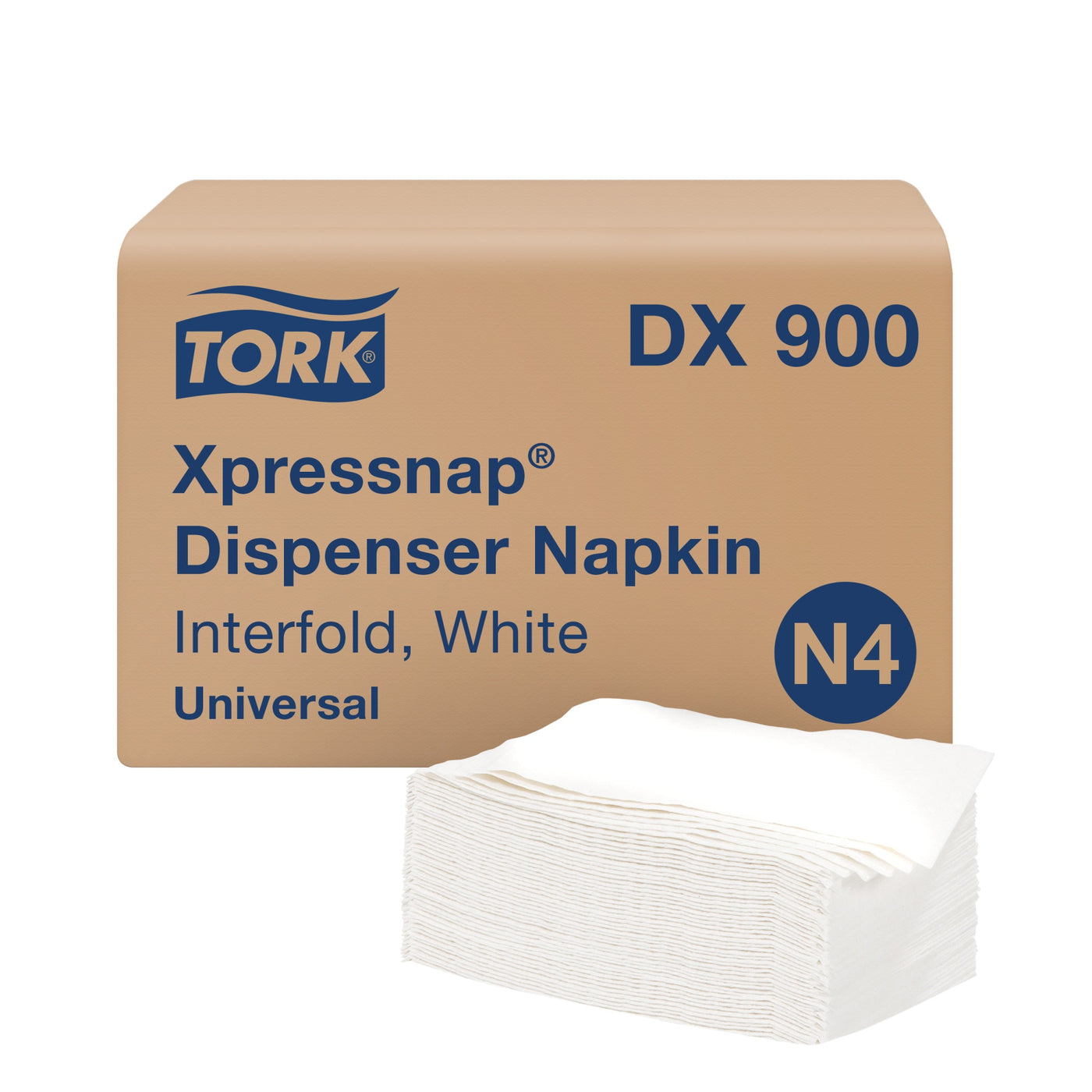 Tork Xpressnap Dispenser Napkin White — Case of 6000 (DX900)