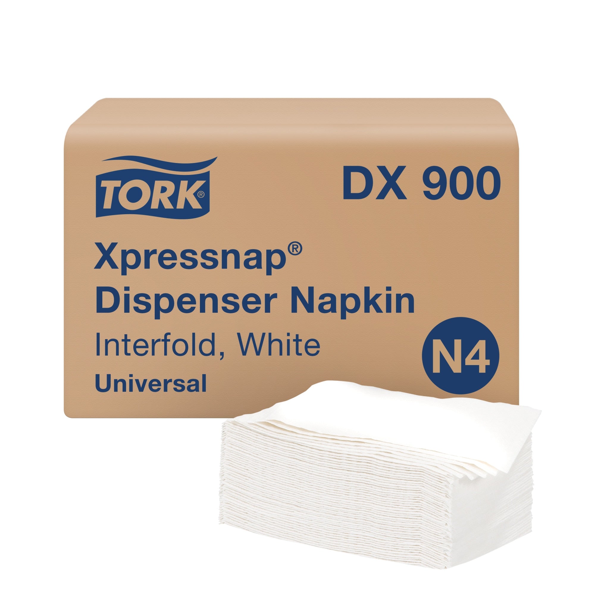 Tork Xpressnap Dispenser Napkin White — Case of 6000 (DX900)