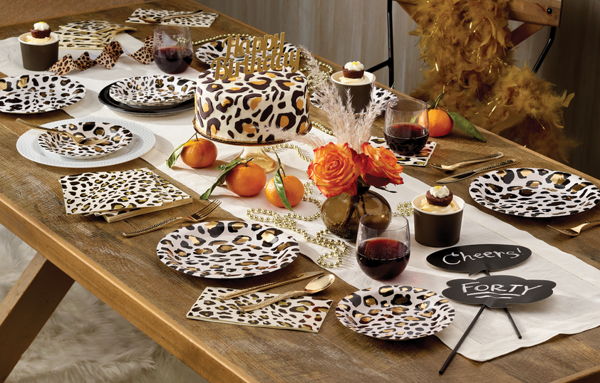 Leopard 2ply Dinner Napkins (192 Napkins Per Case)