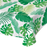 Creative Converting 54 X 108 Palm Leaves Rectangular Disposable Plastic Table Cover - 6 Per Case