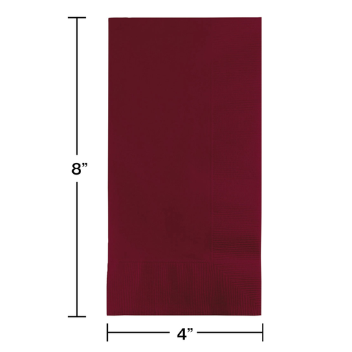 Burgundy 2 Ply Dinner Napkin (600 Napkins Per Case)