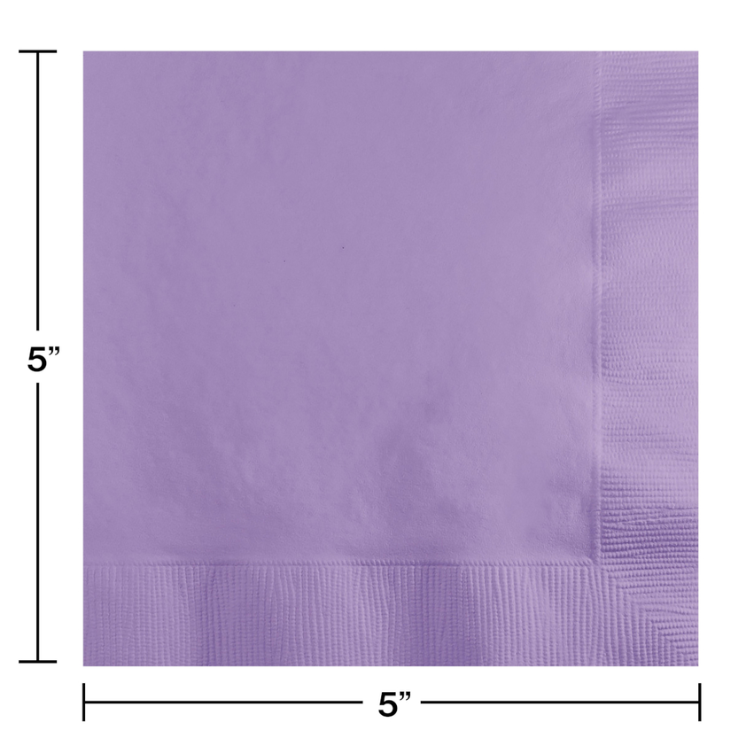 Luscious Lavender Beverage Napkin 2PLY (600 Per Case)