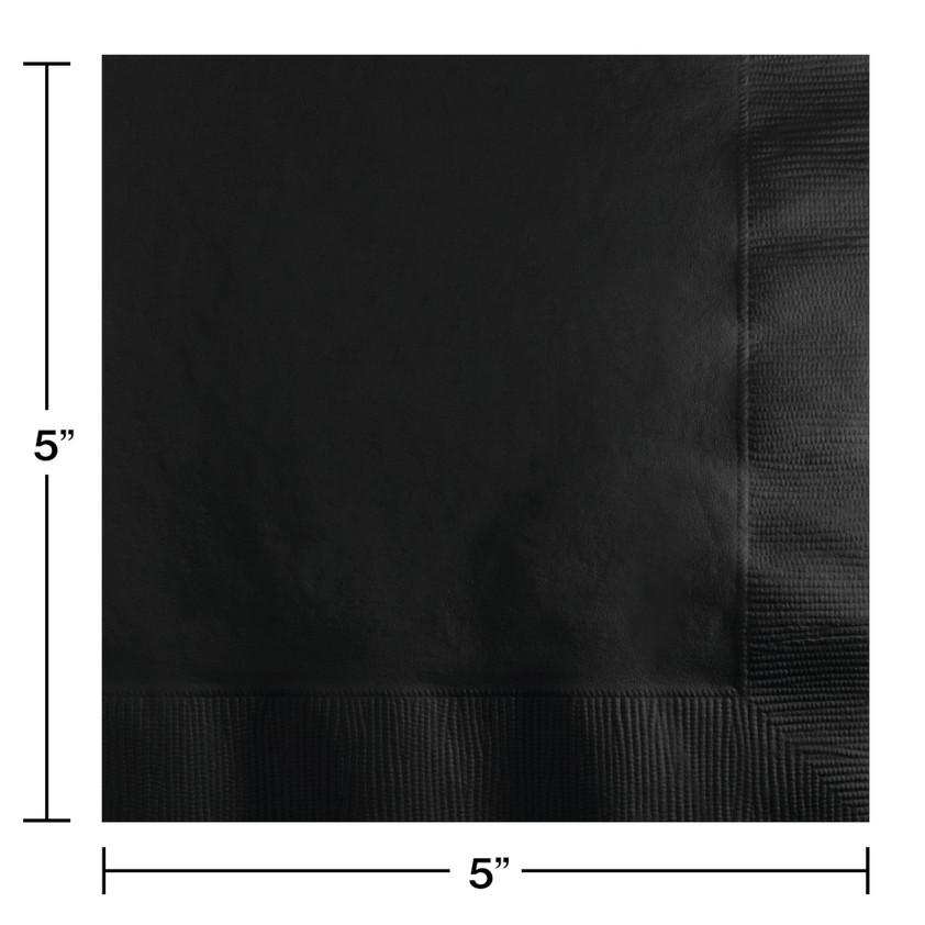 Black Velvet Beverage Napkin 2PLY (1200 Per Case)