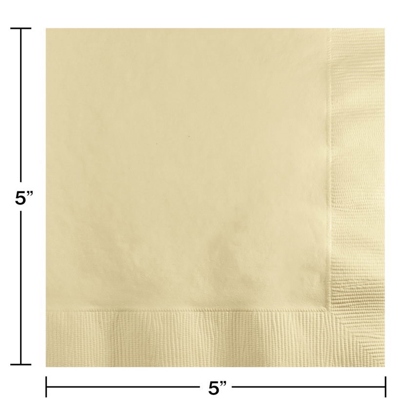 Ivory Beverage Napkin 2PLY (1200 Per Case)