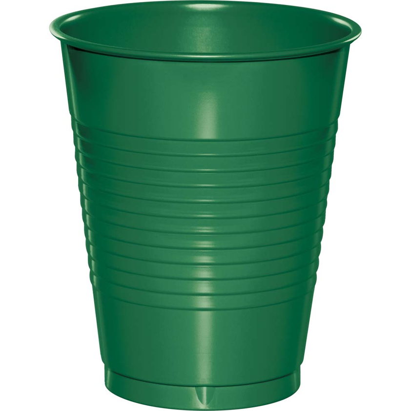Emerald Green 16oz Plastic Cups (240 Cups Per Case)