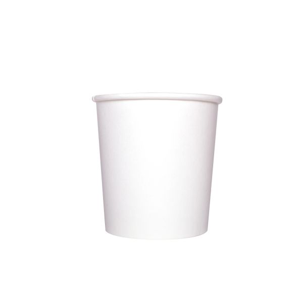 Karat 16 oz Gourmet Food Container (96mm) - White - 500 Containers