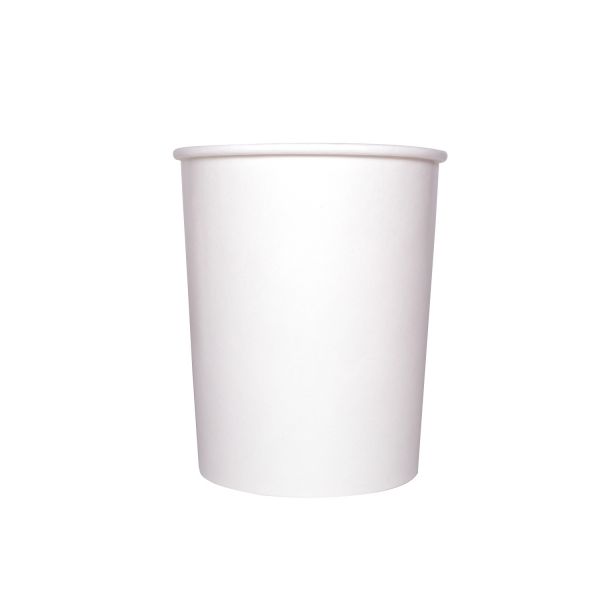 Karat 32 oz Gourmet Food Container (115mm) - White - 500 Containers