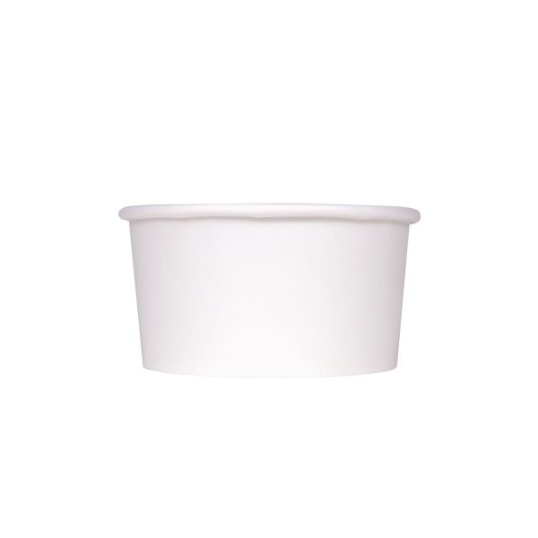 Karat 6 oz Gourmet Food Container (96mm) - White - 500 Containers