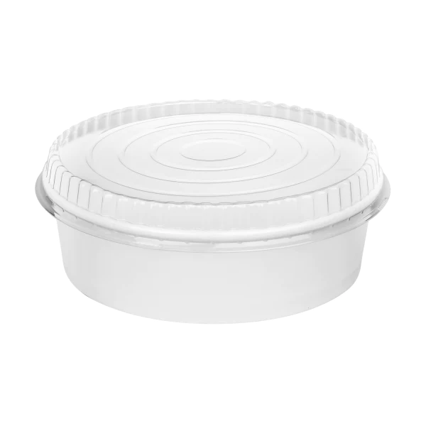 Karat 48 oz Paper Short Bucket Lids (203mm) - 270 pcs