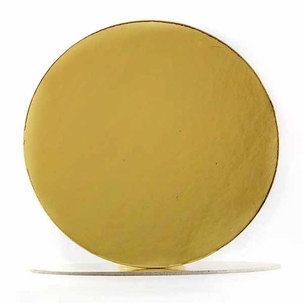 Novacart 8" Gold Round Cake Board – 100/Case
