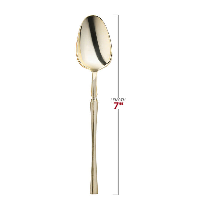 Shiny Gold Moderno Disposable Plastic Cutlery