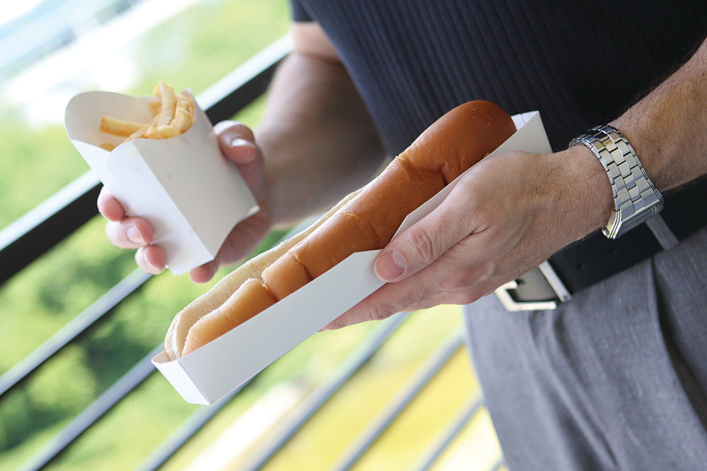 Footlong Hot Dog Trays (500 Trays Per Case)