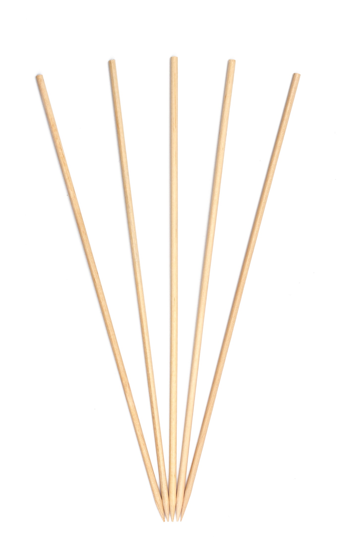 10" Wood Skewers - Disposable Grilling & Serving Skewers (Case of 3 x 1,000) - WS10