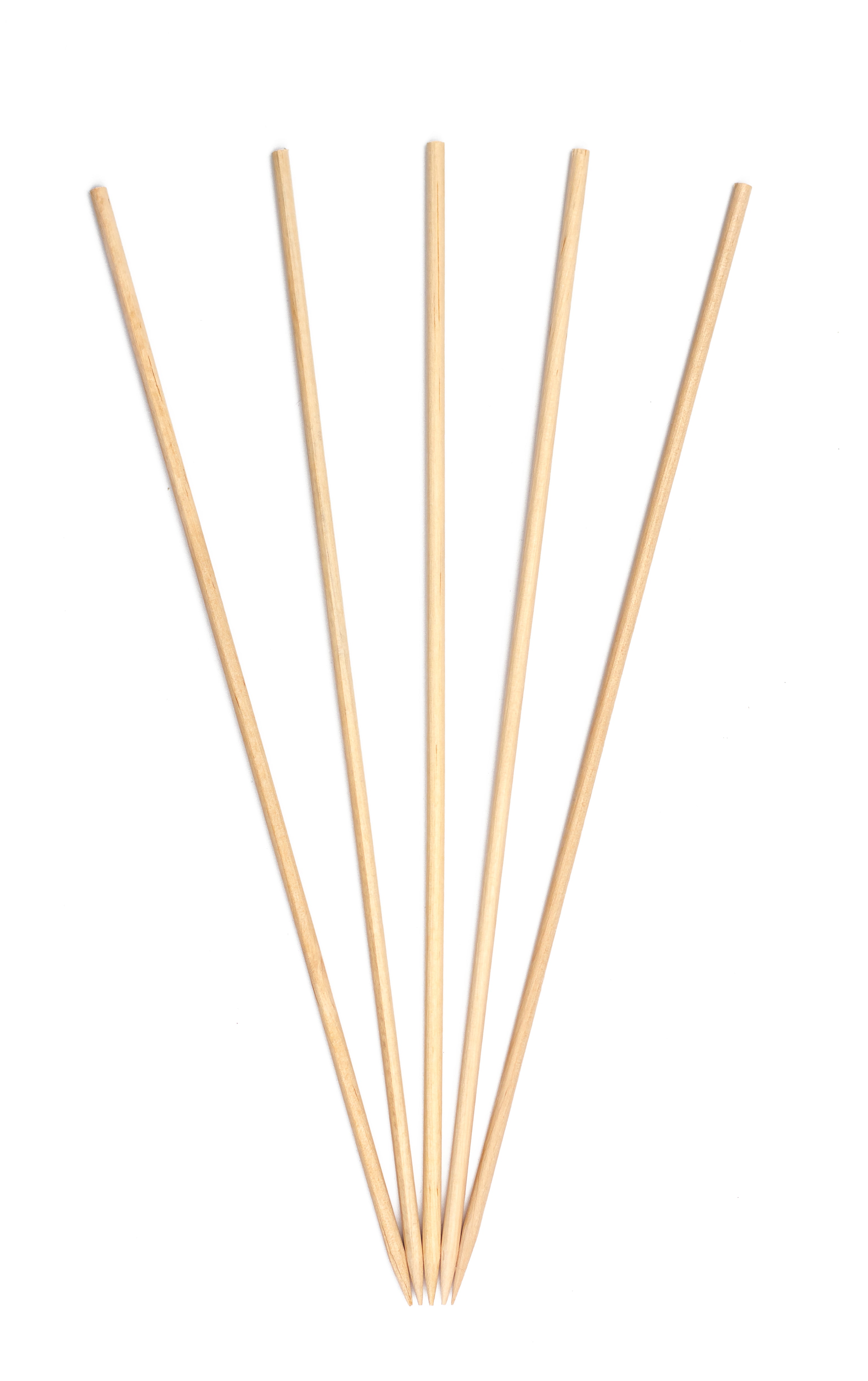 10" Wood Skewers - Disposable Grilling & Serving Skewers (Case of 3 x 1,000) - WS10