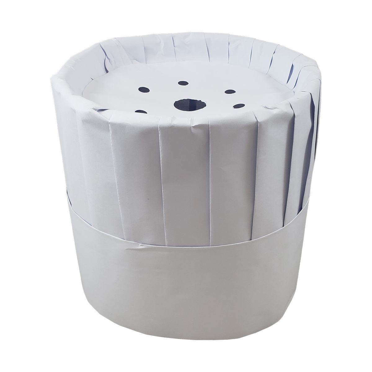 7" White Paper Chef Hat KCB7