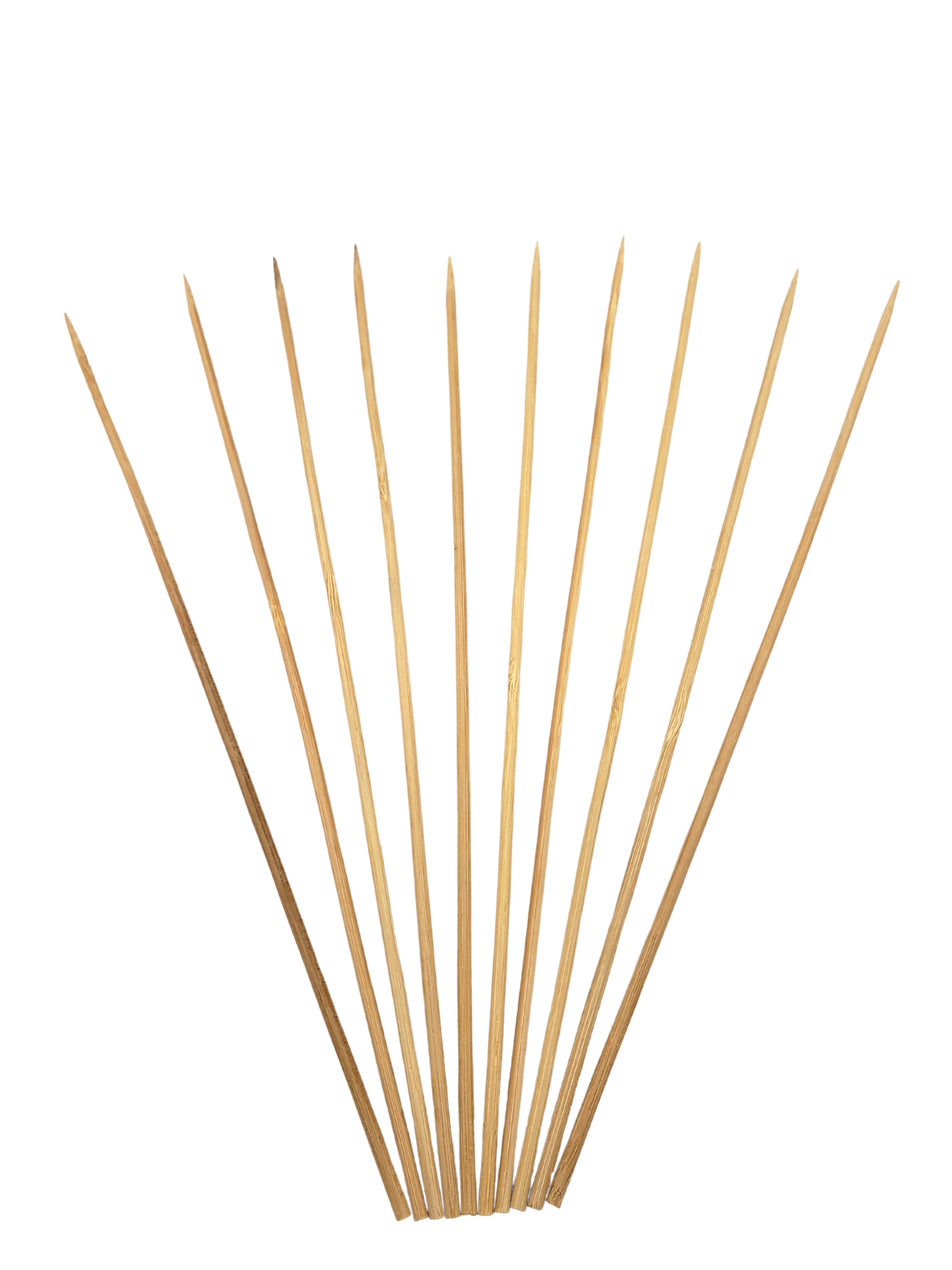10" Bamboo Skewers - Disposable Grilling & Serving Skewers (Case of 12 x 10 x 100) - BA10