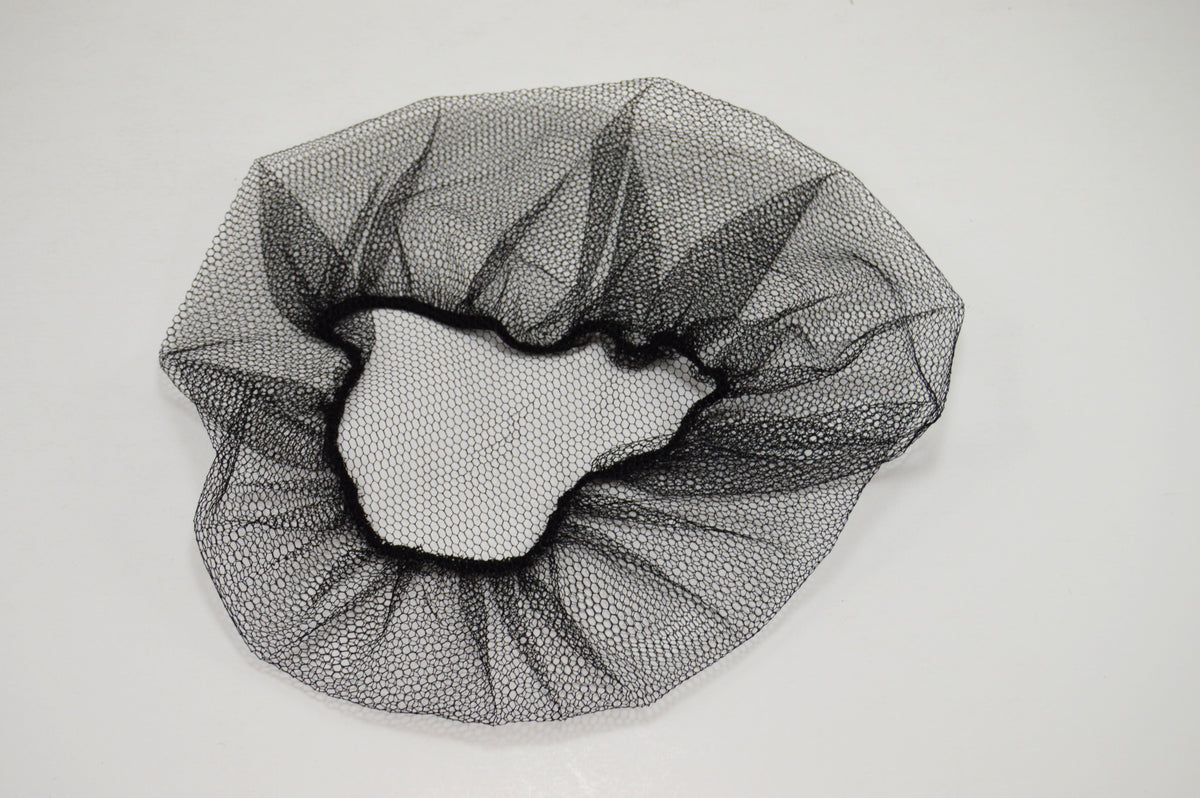 22" Black Mesh Hairnets HNET22BLK