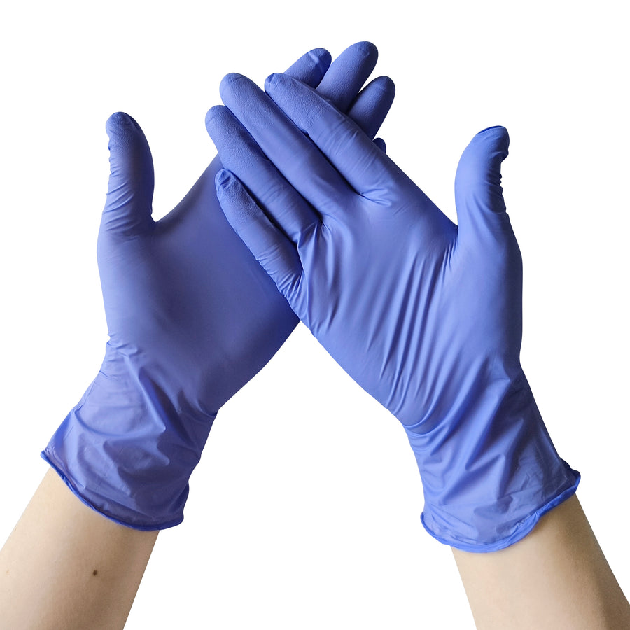 Lightweight Lavender Nitrile Gloves Extra Large NLWLAV100X