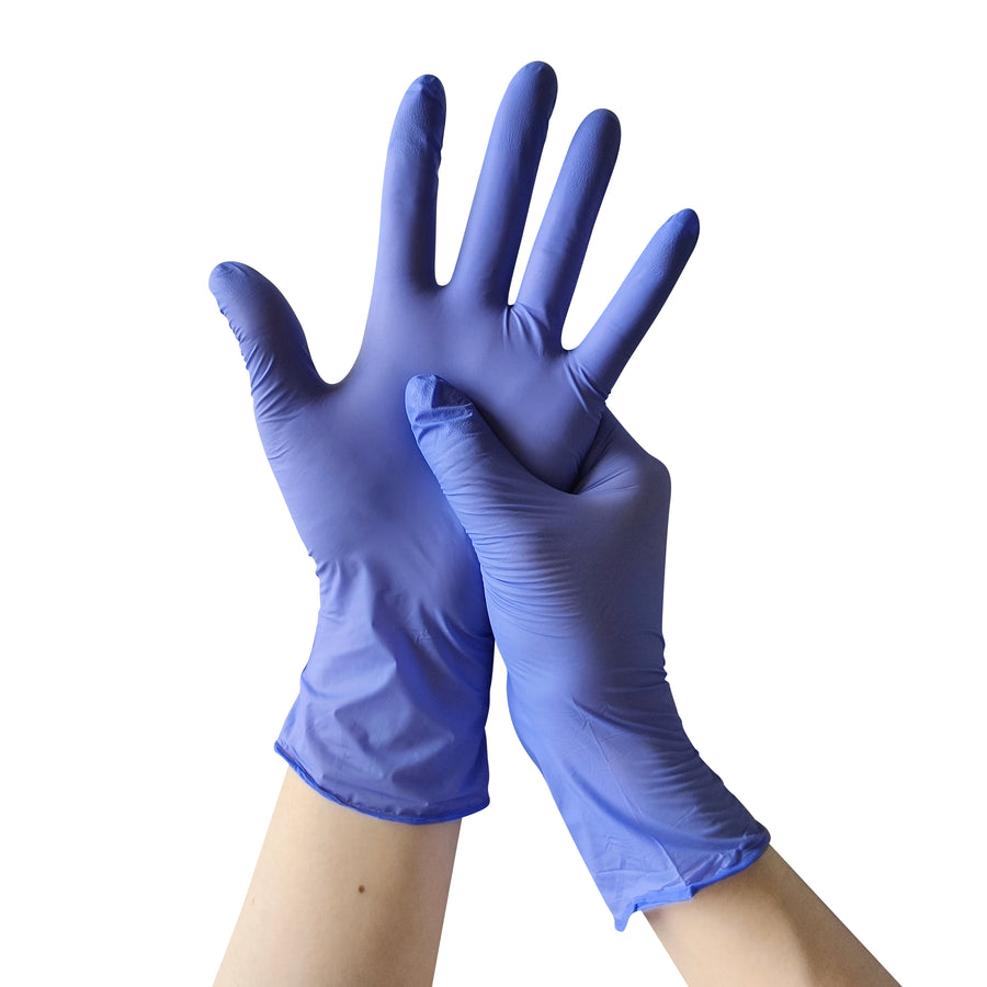 Lavender Nitrile Gloves NLAV100M