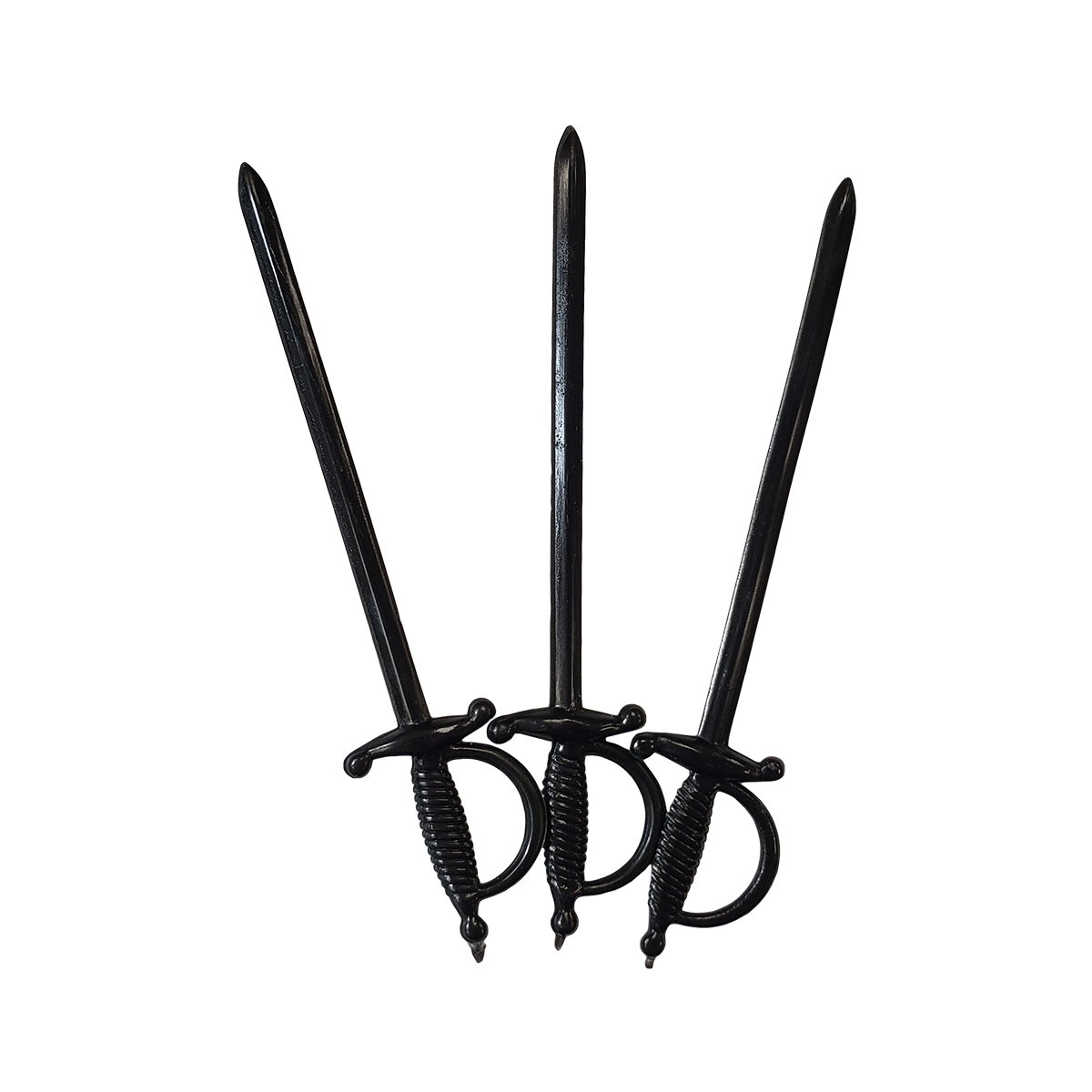 3.5" Black Plastic Sword Picks PSPB