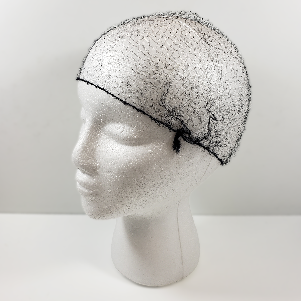 28" Black Lightweight Nylon Hairnets 109I-28BLK