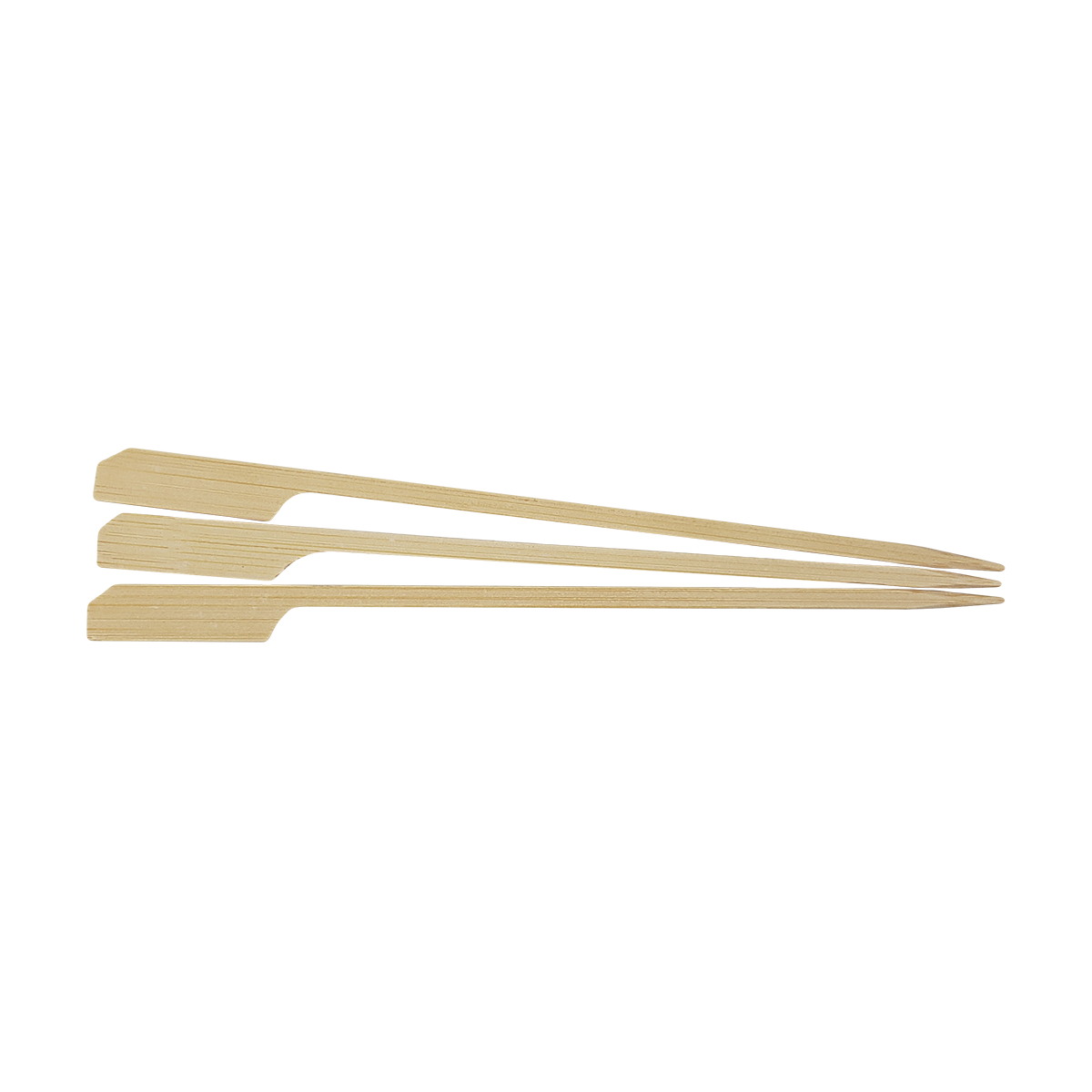 6" Bamboo Paddle Picks - Decorative Appetizer & Garnish Picks (Case of 10 x 100) - BPAD6