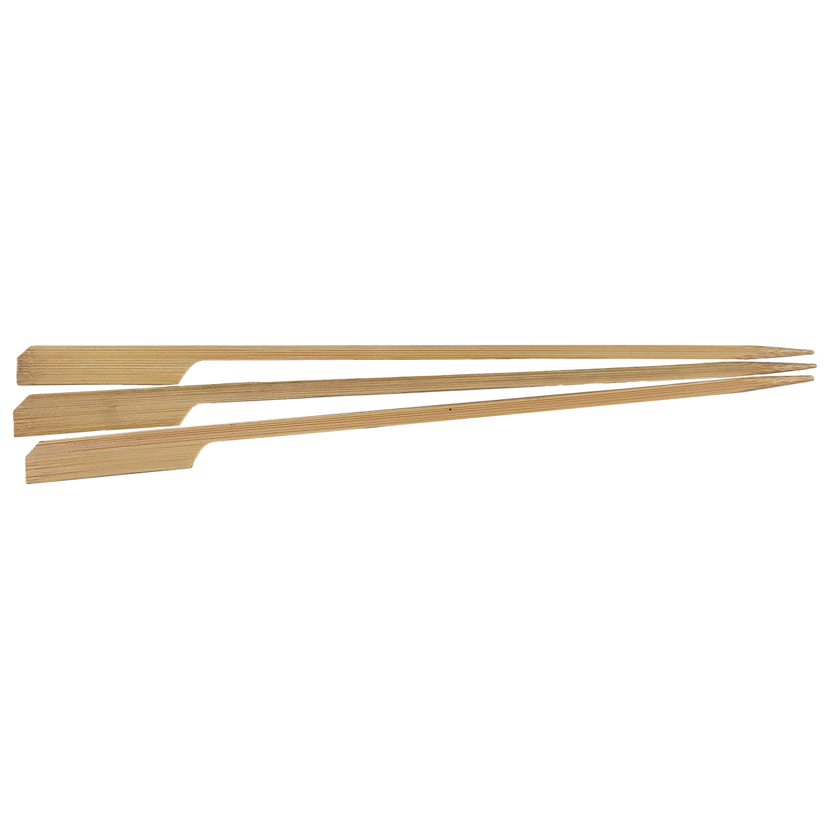 7" Bamboo Paddle Picks - Decorative Appetizer & Garnish Picks (Case of 10 x 100) - BPAD7
