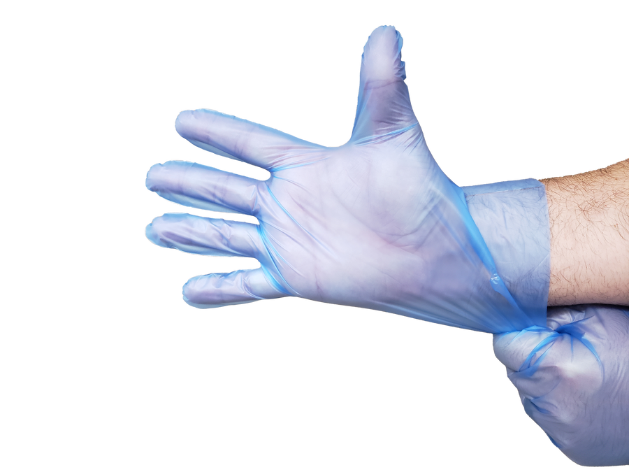 Blue TPE Gloves Medium TPEM3200B