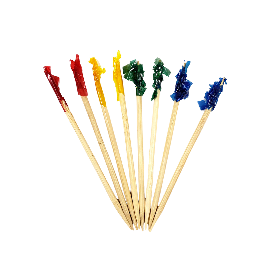 2.5" Frill Toothpicks - Decorative Cocktail & Appetizer Picks (Case of 10 x 1,000) - TRF101