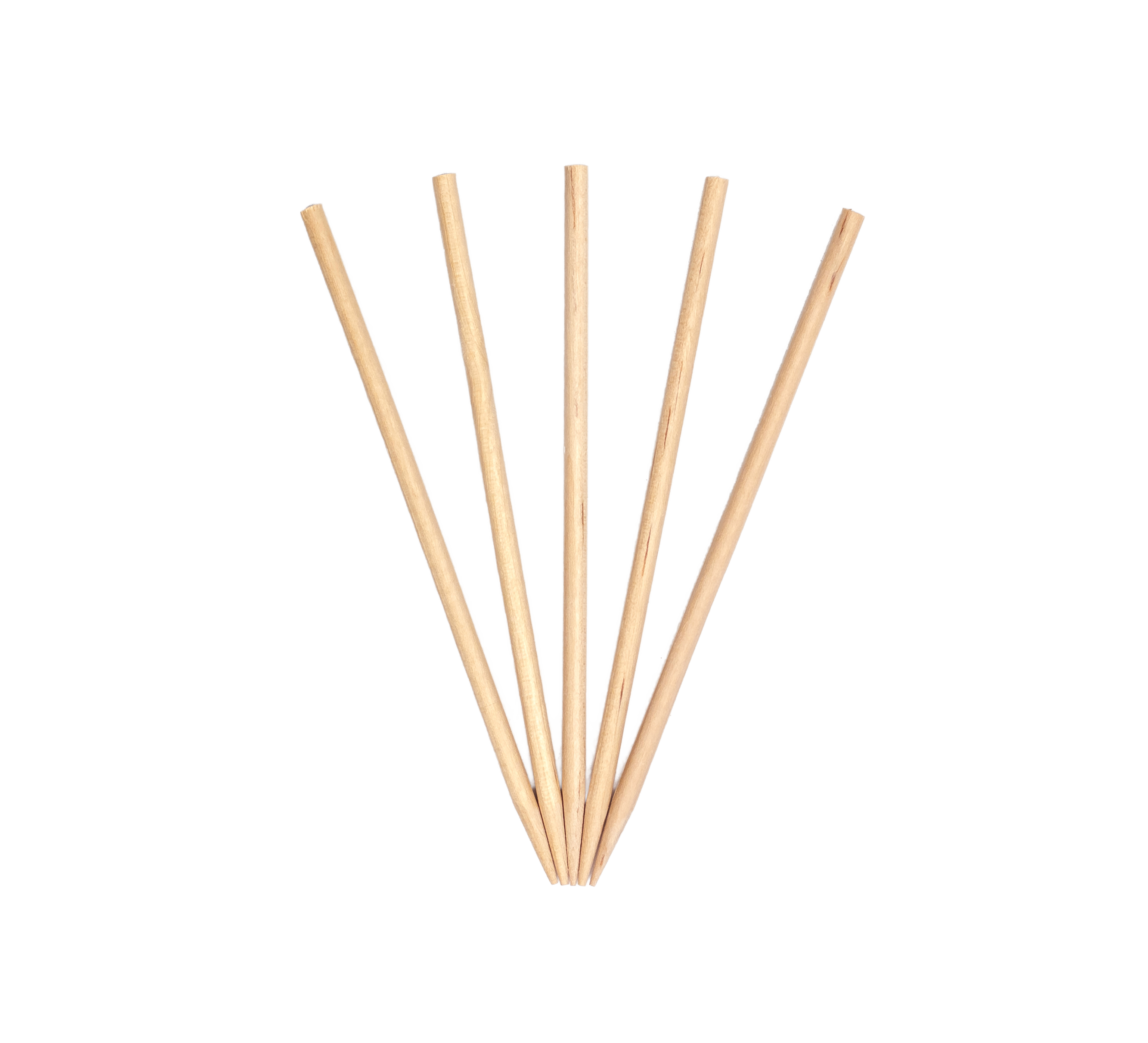 4.5" Wood Skewers - Disposable Grilling & Serving Skewers (Case of 10 x 1,000) - WS45