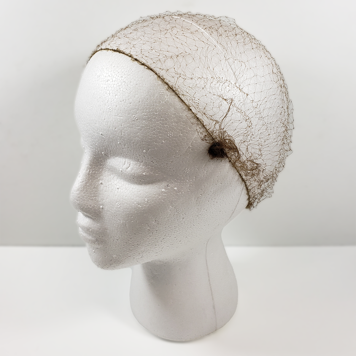 22" Light Brown Lightweight Nylon Hairnets 109I-22LTB
