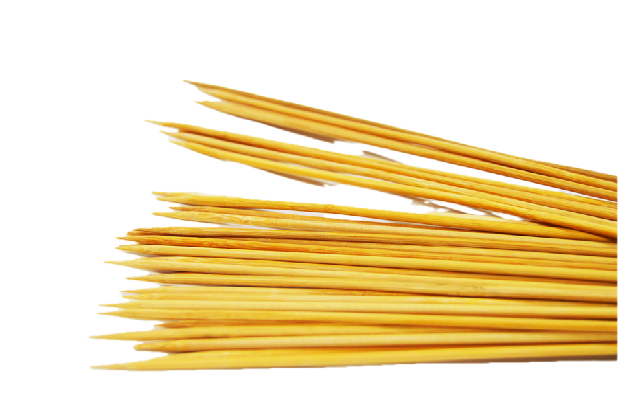 12" Bamboo Skewers - Disposable Grilling & Serving Skewers (Case of 12 x 8 x 100) - BA12
