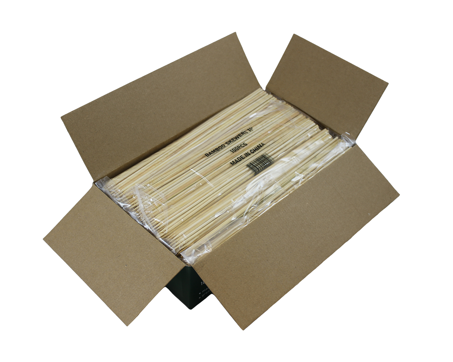 10" Bamboo Skewers - Disposable Grilling & Serving Skewers (Case of 12 x 10 x 100) - BA10