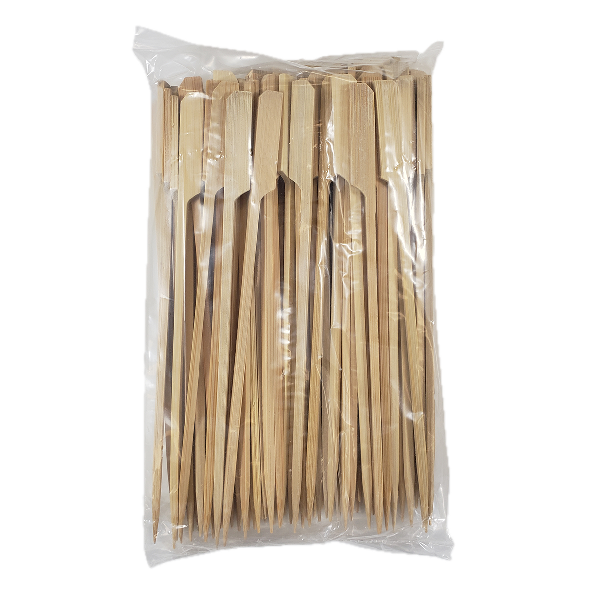7" Bamboo Paddle Picks - Decorative Appetizer & Garnish Picks (Case of 10 x 100) - BPAD7