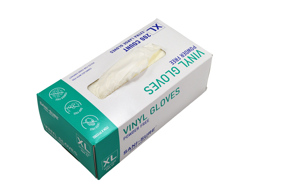 Clear Vinyl Gloves Powder Free PFV200X