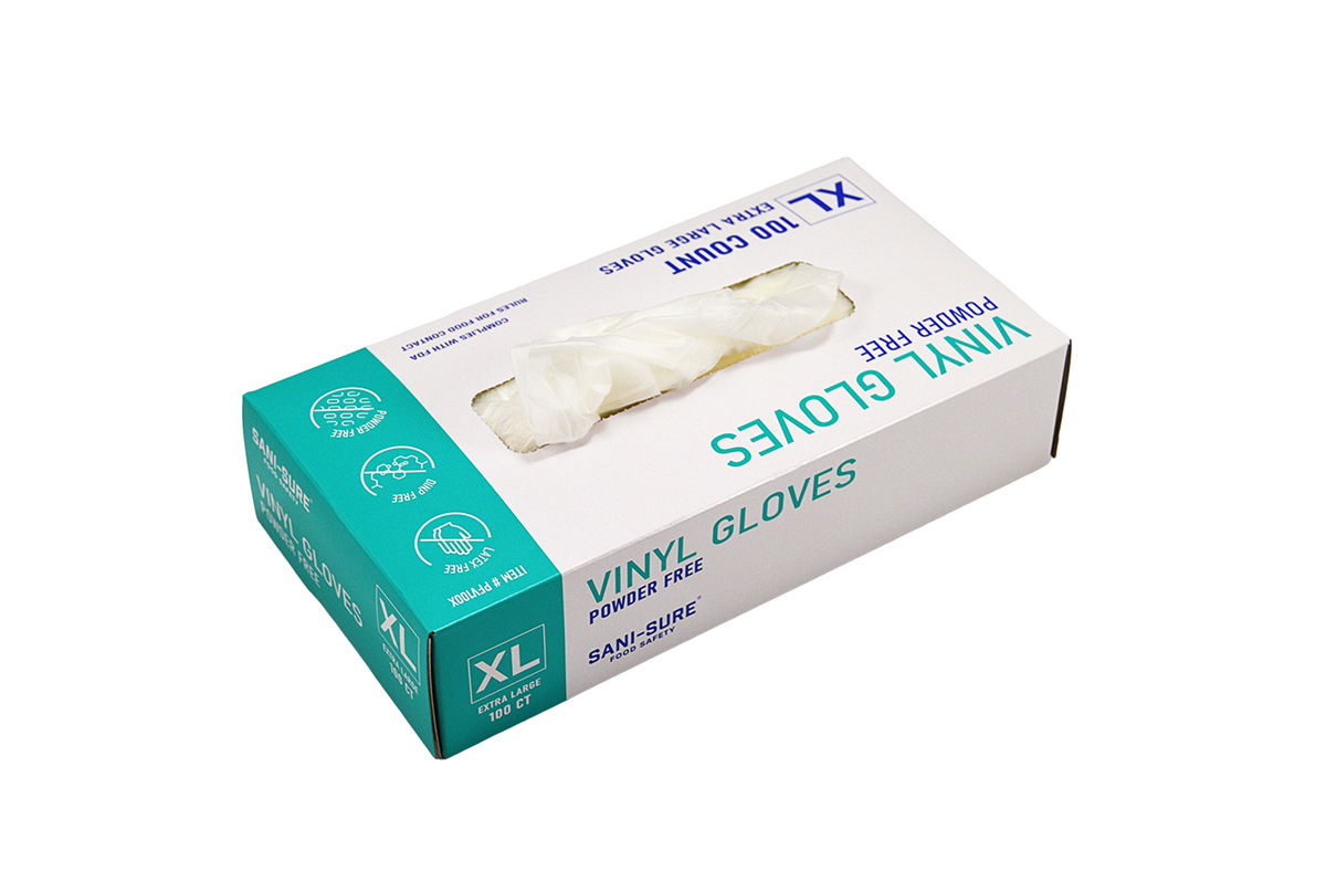 Clear Vinyl Gloves Powder Free PFV10X