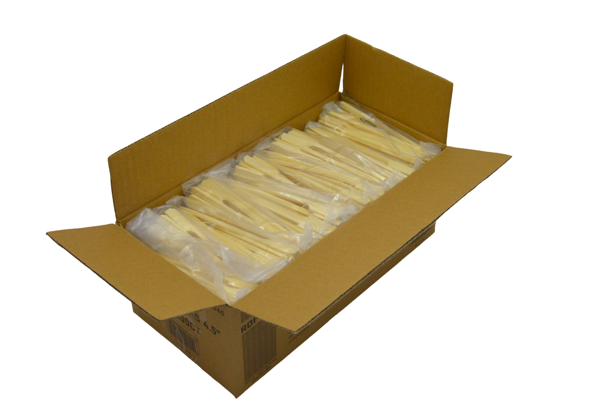 4.5" Bamboo Paddle Picks BPAD45