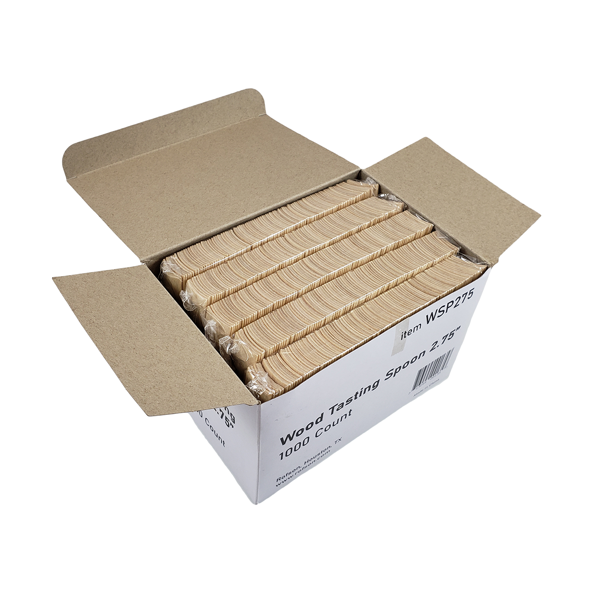 2.75" Wooden Tasting Spoons WSP275