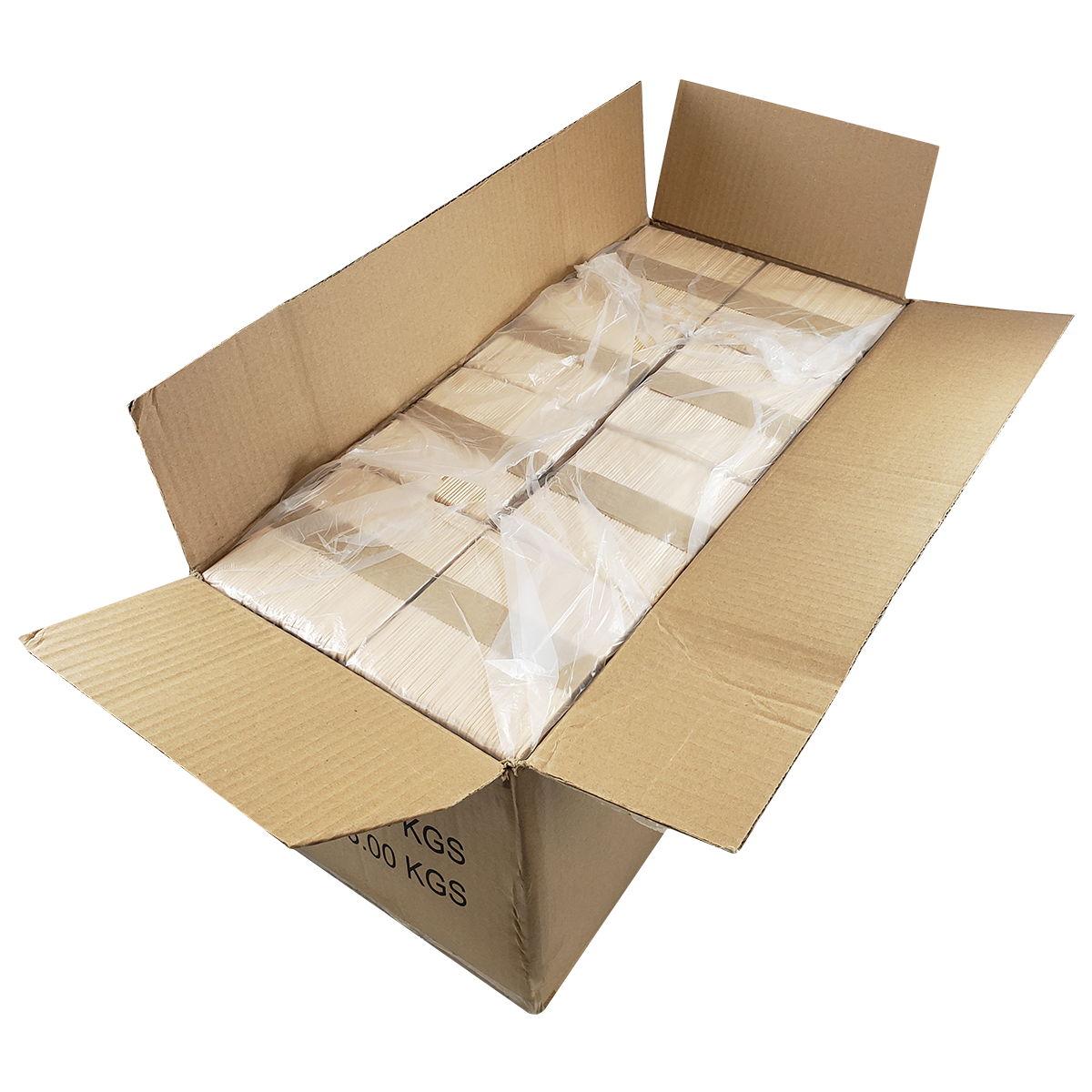 Wood Popsicle Sticks, Banded POP50
