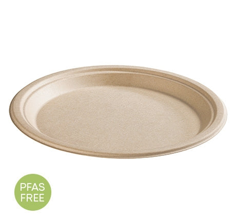 10.25" X 7.75"  PFAS FREE TAN OVAL PLATTER-500 Plates