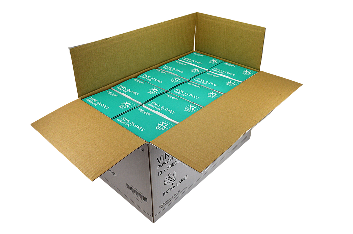 Clear Vinyl Gloves Powder Free PFV200X