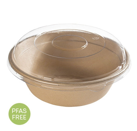 8" 40 OZ. ROUND COMPOSTABLE BOWL PFAS FREE (300/CS)