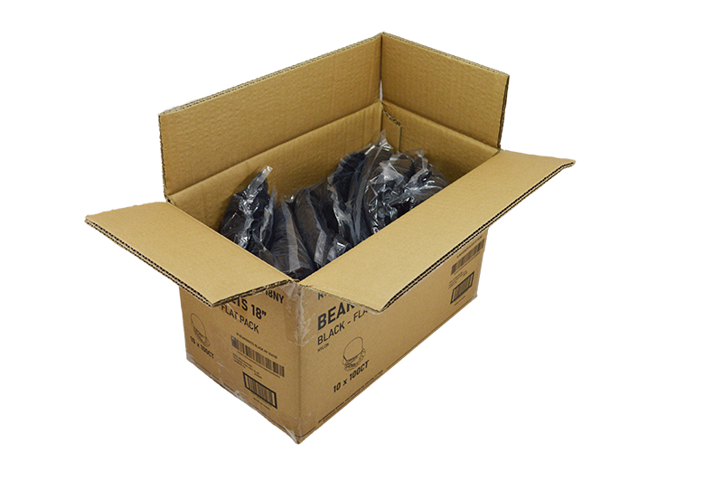 18" Black Nylon Beard Nets BNET18NY