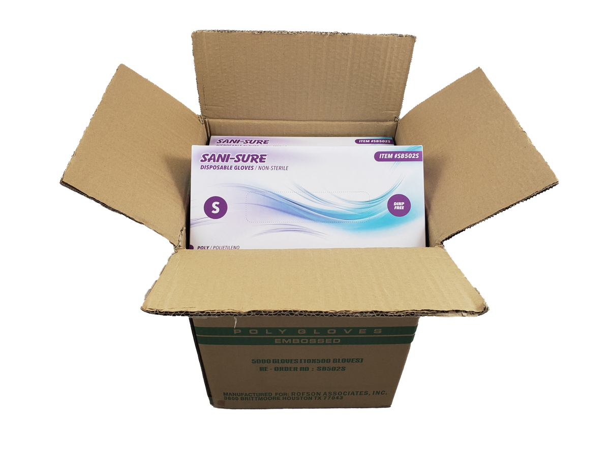 Clear Poly Gloves Extra Large SB503X