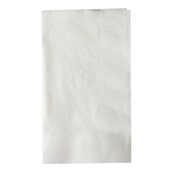 2 Ply White Dinner Napkins 15x17 (3000 Napkins per case)