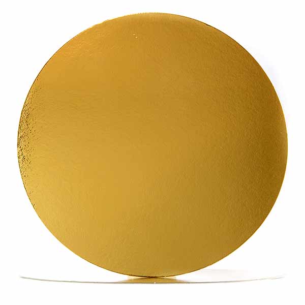 Novacart Luna #16 Gold Round Cake Board 6-5/16" – 200/Case