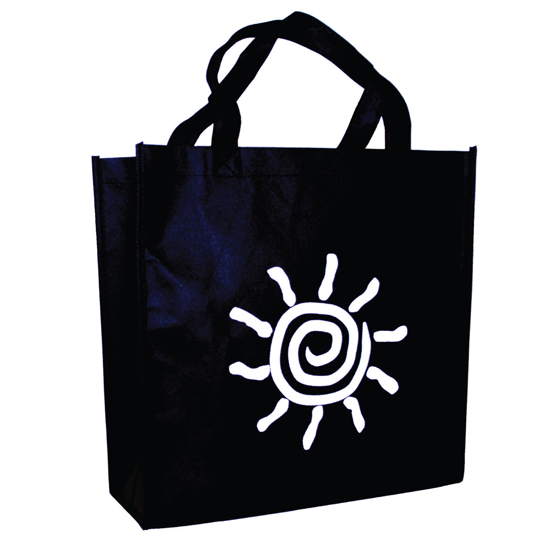Non-Woven Polypropylene Grocery Bags 12.5x13.5" — Reusable Shopping Totes | 100/Case